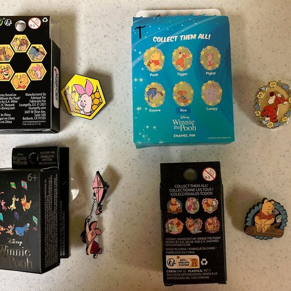 PICK ONE Disney Loungefly Pooh & Friends Mystery Blind Box Pins Updated 10-27-25 - Picture 2 of 15
